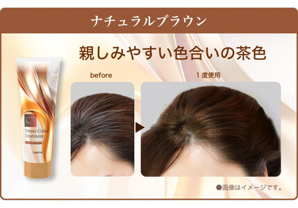 ダリヤ　サロン　ド　プロ　ドレッシーカラートリートメント＜ナチュラルブラウン＞3個セット