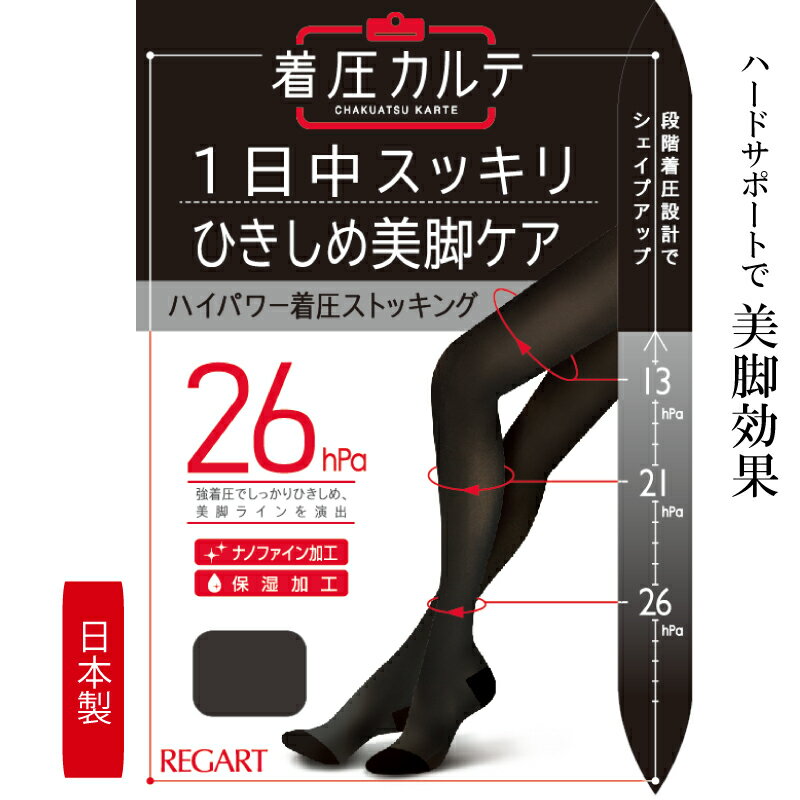 【ふるさと納税】 【メディックピエドシリーズ】ハイパワー着圧PS M~L/L~LL/LL~3Lサイズ ブラック ベージュ ストッキング 日用品 美容 生活用品 健康用品 健康グッズ スポーツ 旅行 トラベル 保湿加工 着圧 美脚効果
