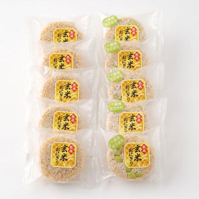 ふるさと納税 大館市 熟成玄米おにぎり・大館産枝豆入(10個) |  | 02