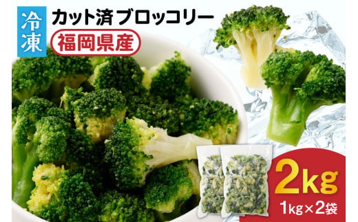 
                  ＪＡむなかたブロッコリー部会より！冷凍ブロッコリー2kg(1kg×2袋）【ほたるの里】_AS0622-00
                