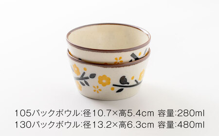 【美濃焼】PLANTAREE-KOHARU- パックボウル 10組セット（2サイズ×3個 蓋4枚付）【みのる陶器】美濃焼 セット 保存 保管 容器 食器 おしゃれ キッチン用品 国産 陶器 中鉢 取り