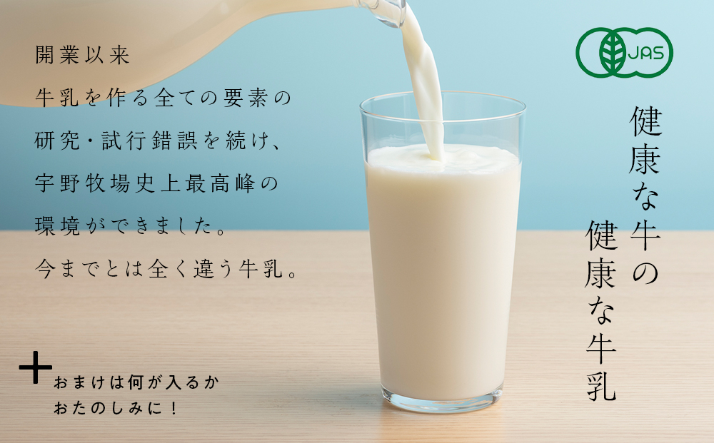 【定期便 6ヶ月】 最高峰の牛乳 2本(900ml×2本) お楽しみ おまけ付き