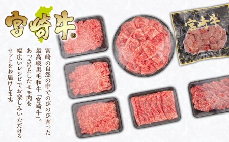 宮崎牛わくわく2.1kgセット　肉 牛 牛肉 宮崎牛