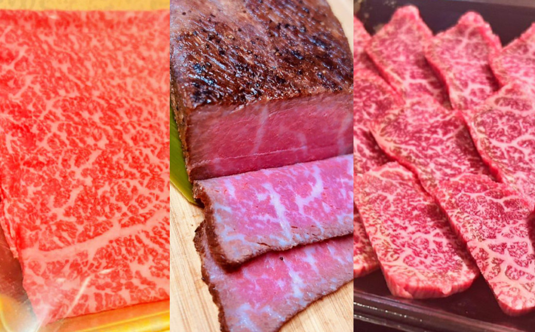 
                  【定期便セット】肉の定期便(佐賀牛ローストビーフ、佐賀牛モモ焼き肉用、佐賀牛モモしゃぶすき焼き用)　３回定期便
                