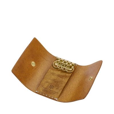 ふるさと納税 豊岡市 豊岡財布 haaki Leatherキーケース HLC501 コニャック |  | 02