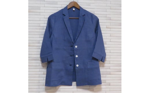 
            サラッと柔らか軽涼 麻100％ レディス ジャケット 湖東の麻（リネン） 和晒し仕上げのレディスジャケット【和心衣】【サイズ・色ご選択ください】
          