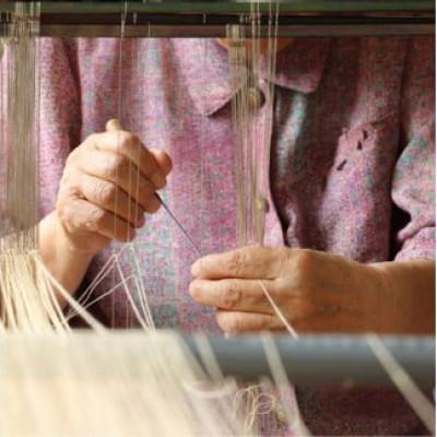 ふるさと納税 丸森町 佐野地織:しるくの名刺入れ(色味:朱×白) |  | 02