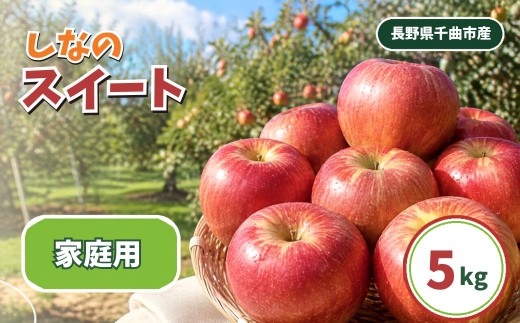 しなのスイート 家庭用 約5kg| 林檎 リンゴ アップル 果物 くだもの フルーツ 長野県産 信州林檎 信州りんご 信州 長野 千曲市