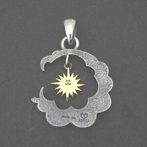 Moonlight pendant with sun