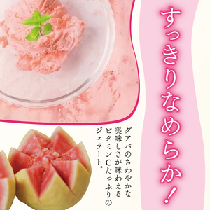 有機グアバ農園のなめらかジェラート 計12個 | デザート スイーツ セット お菓子 夏 詰め合わせ ビタミンC おかし 美容 フルーツ グアバ 食品 人気 冷凍 カップ アイス おすすめ 高知県 南