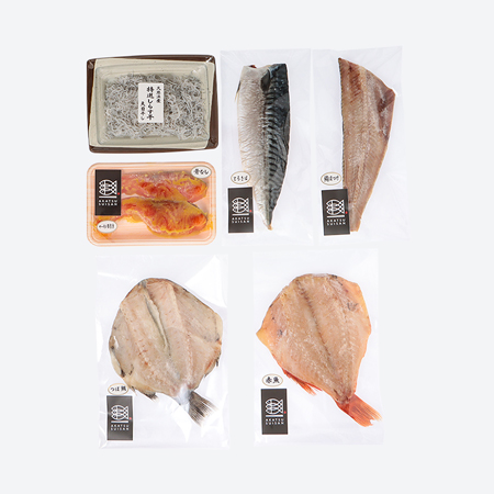 ＜あかつ水産＞あかつの干物　Bセット