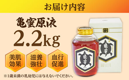 亀蜜原液2.2kg 日田市 はちみつ 国産 ハチミツ[AREN004]