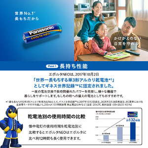 乾電池エボルタNEO 単3・4形 計64本セット アルカリ乾電池 パナソニック