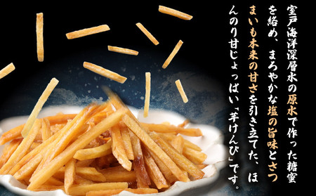 【４ヶ月連続定期便】　塩けんぴ　１２袋小分けセット（計１２６０ｇ）　【室戸海洋深層水使用】 _rk034