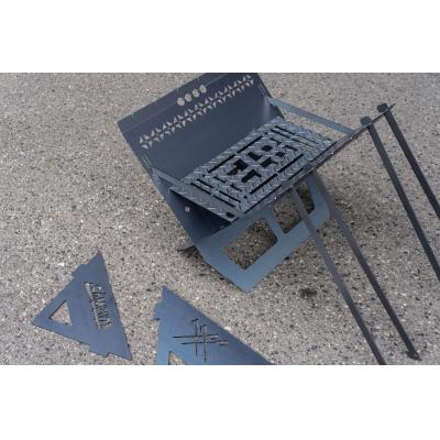 ふるさと納税 八尾市 danran 500 マルチフラット焚き火台/CAMP873(キャンプ/アウトドア)H134 |  | 01