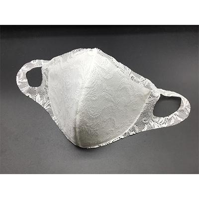 ふるさと納税 氷見市 フリーカットレースブラマスク　柄お任せホワイトMサイズ3枚セット |  | 03