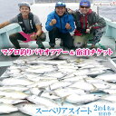 【ふるさと納税】マグロ釣りパヤオツアー&宿泊チケット［2泊・4名様］スーペリアスイート