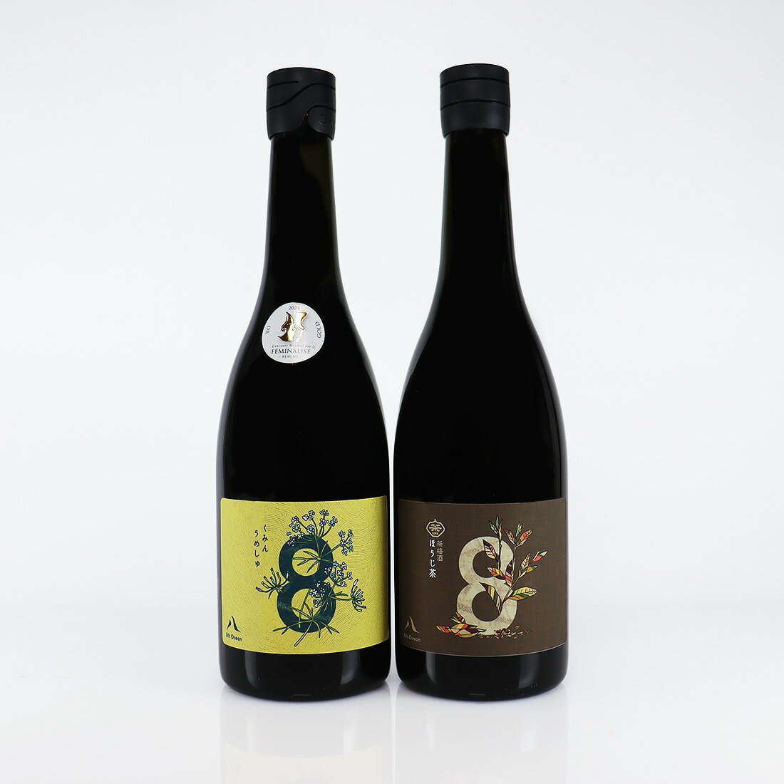 【ふるさと納税】東京「深川リキュルラボ」クラフトリキュール飲み比べセット「8th　Ocean　クミン梅酒」「8th　Ocean　茶梅酒ほうじ茶」720ml2本セット お酒 飲み比べ セット リキュール 梅酒 クミン ほうじ茶 茶葉 送料無料