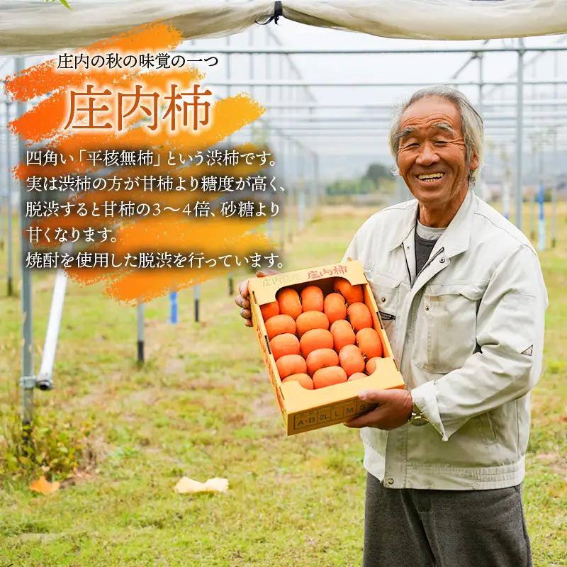 【令和8年産先行予約】　庄内柿　M～Ｌ　約3kg　佐藤農園