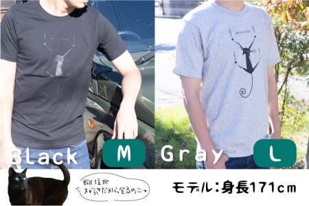 【訳あり】【カラー・サイズをお選びください】肌触りの良いコットンの猫Tシャツ Tシャツ 飛騨市 デザインTシャツ 男女兼用 選べるサイズ(SAVE THE CAT HIDA支援) 猫 ねこ ネコ[ne
