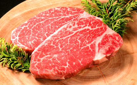 【全12回定期便】極上 博多和牛 A5ランク ヒレ ステーキ  200g × 2枚  ギフトセット＜KRAZY MEAT＞ 那珂川市[GFQ008]