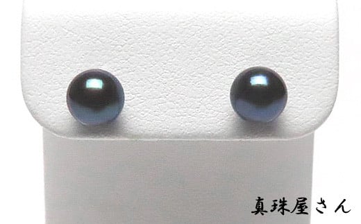 真珠屋さん 冠婚葬祭 6.0～6.5ミリ 高品質 プラチナ ピアス Pt900 志摩産アコヤ真珠 ブラックパール 黒真珠 【数量限定】 / 真珠 アクセサリー パール ジュエリー 三重県 伊勢志摩 志摩市 プレゼント 普段使い