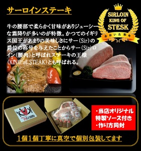 おおいた和牛三昧　サーロインステーキ＆ハンバーグ_B172-002