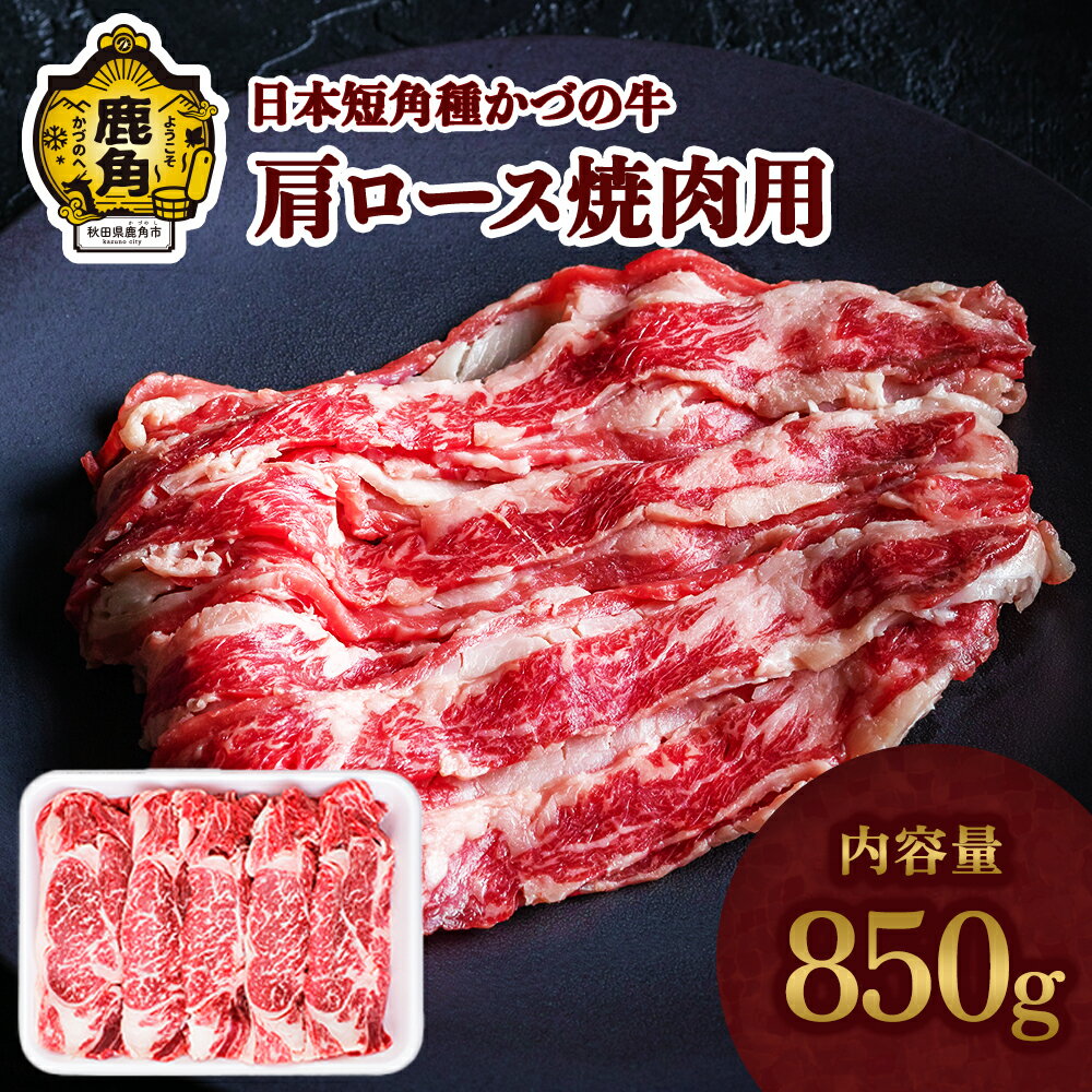 【ふるさと納税】 かづの牛 肩ロース焼肉用 家庭用 お手軽 かんたん 牛肉 さっぱり 低カロリー 県産牛 国産牛 お中元 お歳暮 お取り寄せ 母の日 父の日 グルメ ギフト 故郷 秋田 あきた 鹿角市 鹿角 送料無料【秋田県畜産農業協同組合】