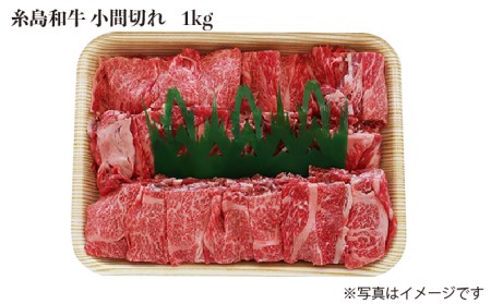 月限定10個の希少和牛！糸島和牛こまぎれ1kg トラヤミートセンター 《糸島》[AJD003] 和牛 こまぎれ 1kg 糸島和牛 牛肉 国産