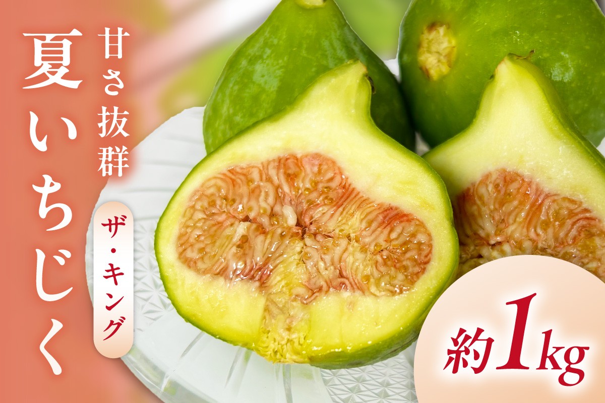
                  【先行予約】浜田の自然が育てた甘さ抜群の夏いちじく「ザ・キング」生食用1kg～1.2kg ６月中旬～７月上旬発送予定 【113_2057】
                