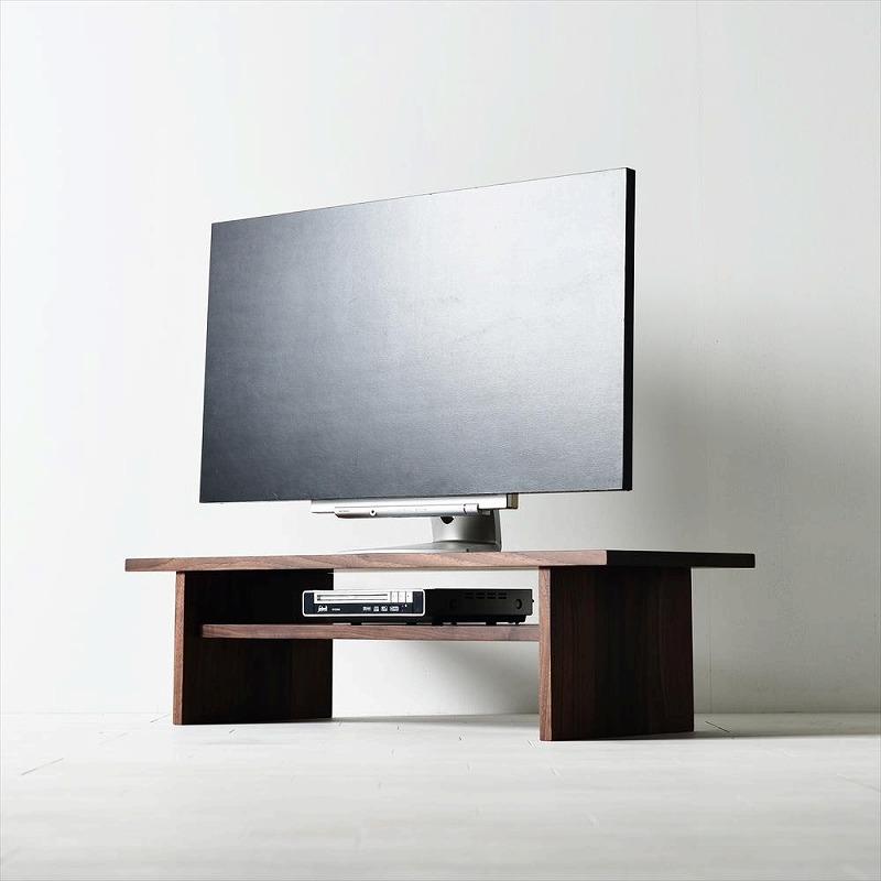 シンプルでおしゃれなテレビボード　konojiＴＶボード90／ウォールナット　テレビ台　無垢材　天然木　ロータイプ　完成品　ローボード　ローテーブル　センターテーブル　パソコンデスク　本棚