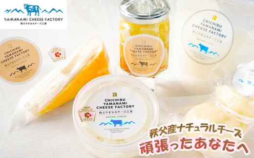 秩父産ナチュラルチーズ　頑張ったあなたへ ／ リコッタ ルビー スカモルツァ カチョカバロ バジルオイル漬け ナチュラルチーズ 詰合せ スカモルツァ燻製 カチョカバロ バジルオイル チーズセット 家飲み おつまみ 冷蔵 チーズ料理 食卓演出 乳製品 秩父 チーズ盛り合わせ BBQ サラダ 詰合せ 埼玉県 No.258