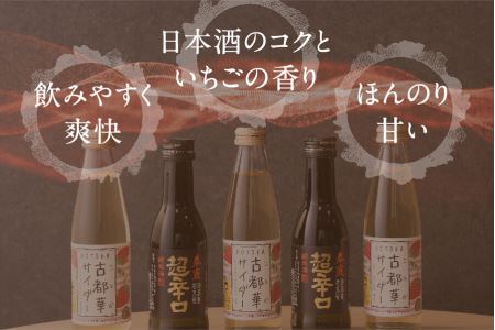 奈良しゅわボールセット5本 日本酒（春鹿超辛口、古都華サイダー計960ml ）J-61