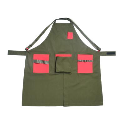 ふるさと納税 関市 「.」KITEN キャンパーズエプロン オリーブ×レッド 〈焚き火用多機能エプロン〉 |  | 01