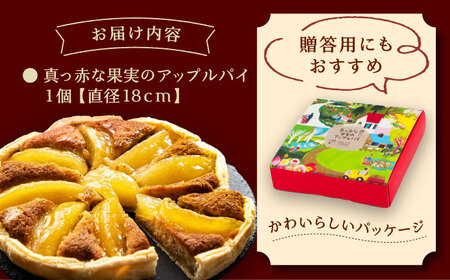 真っ赤な果実のアップルパイ / りんご 林檎 リンゴ あっぷるぱい ケーキ スイーツ 洋菓子 ギフト / 恵那市 / 銀の森[AUBG055]