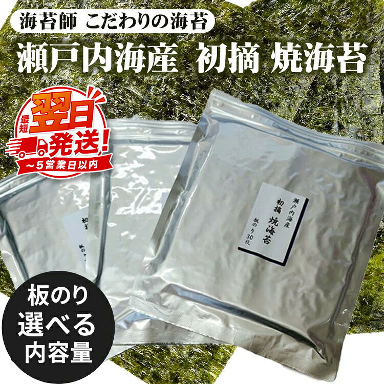 【ふるさと納税】＼選べる内容量／ 訳アリ 海苔師 こだわりの海苔 瀬戸内海産初摘 焼海苔｜おにぎり 朝食 栃木県 さくら市 訳あり