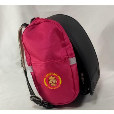 ふるさと納税 高槻市 【TVで紹介!】ランドセル用補助バッグ「サンドセル」 はにたんバージョン/ポケットあり《ピンク》