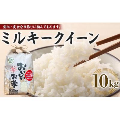 ふるさと納税 徳島市 先行予約【令和8年産新米】ミルキークイーン 10kg(農薬・化学肥料不使用)【BU011】