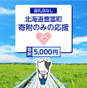 【ふるさと納税】返礼品なしのふるさと納税 豊富町への寄附【 1口 5,000円 】