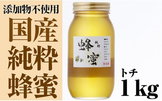 気仙養蜂の国産純粋蜂蜜〈トチ〉1kg 【 はちみつ ギフト 料理 飲料 岩手県 陸前高田市 】