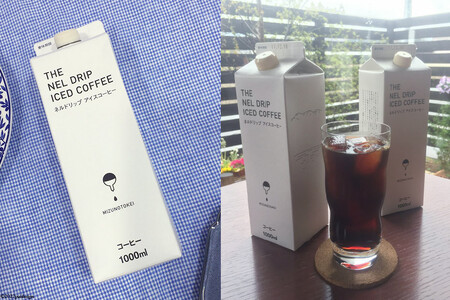 ネルドリップ アイスコーヒー 無糖 1000ml×4本 自家焙煎 珈琲 ギフト箱/北山物産「水の時計」/富山県 黒部市 飲料 飲料類 