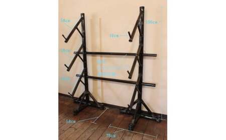 【受注生産】サーフボード バンブースタンド 3枚 | 幅208cm～248cm(調整可能)×奥行き58cm×高さ190cm 海 サーフィン サーファー サーフボード サップ 波乗り ラック サーフボー