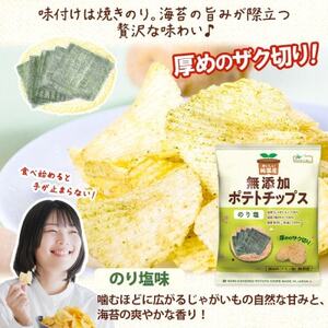 【3ヵ月毎定期便】純国産 ポテトチップス のり塩 12袋全2回【4083802】