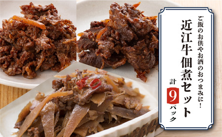 近江牛しぐれ煮 3種×各3p [ayuki03]しぐれ煮