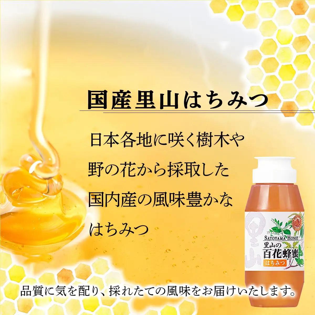 山田養蜂場　里山の百花蜂蜜300g（プラ容器入）×3本 （64253）【006-a066】