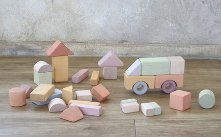 エドインター つみきのいえＭ 日本産 知育玩具 木製玩具