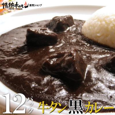 ふるさと納税 泉南市 ●牛タン黒カレー(200g×12パック)