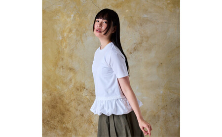 ◆サイズ：3（L）◆へプラムヘムTシャツ
