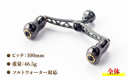 LIVRE リブレ ふるさと納税カスタム WING100（ダイワタイプ）ガンメタ×ゴールド F24N-572[AMBB071-1]