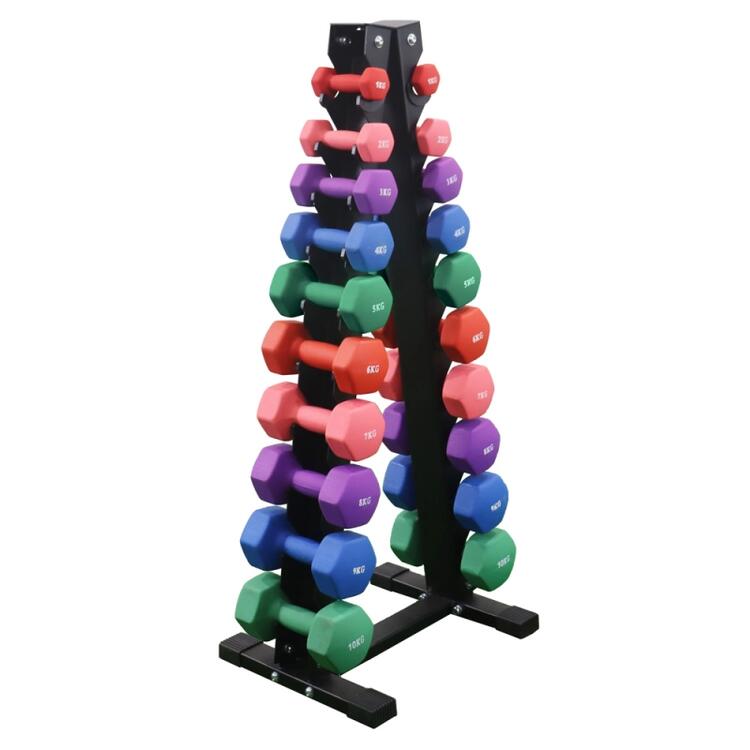 【ふるさと納税】X-TJ CDS2 カラーダンベルセット(1〜10kg)ラック付 ｜トレーニング フィットネス 器具 筋トレ スポーツ 運動 ダイエット ※北海道・沖縄・離島への配送不可